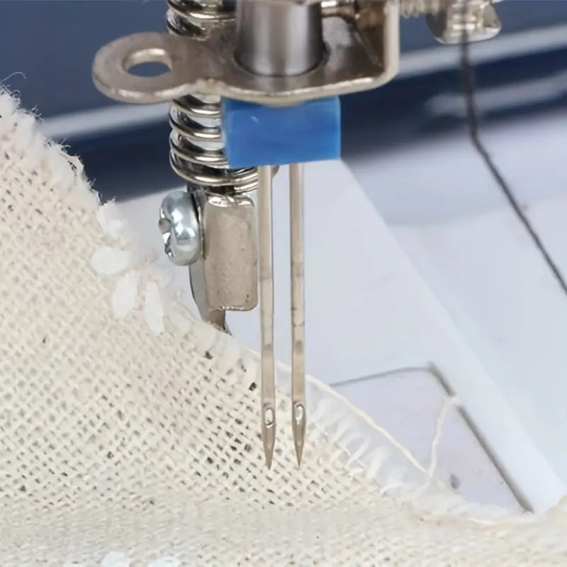 Aiguilles Jumelées pour Machine à Coudre – Lot d’Aiguilles Doubles Universelles pour Couture Créative et Ourlets Parfaits