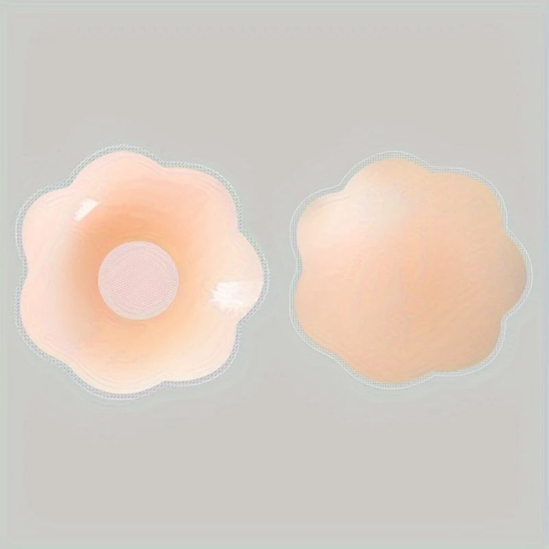Caches-Tétons Adhésifs Jetables en Forme de Fleur – Invisibles sous les Vêtements, Accessoire Lingerie Femme Discret & Confortable