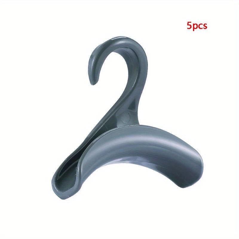 Lot de 3/5 Cintres Antidérapants pour Sacs à Main – Support Courbé Compact pour Rangement en Penderie
