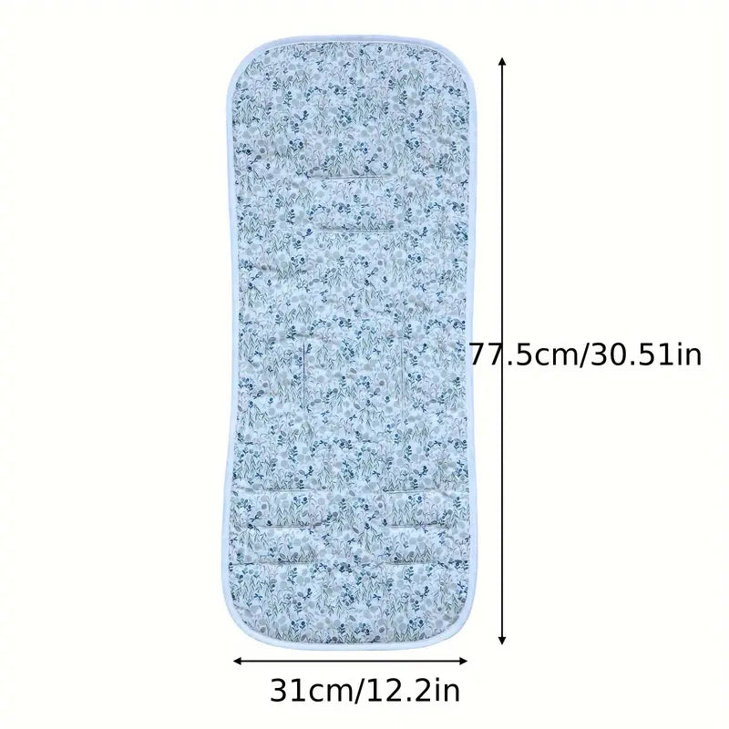 Coussin réducteur poussette bébé – Matelas de siège confortable lavable motif croissant