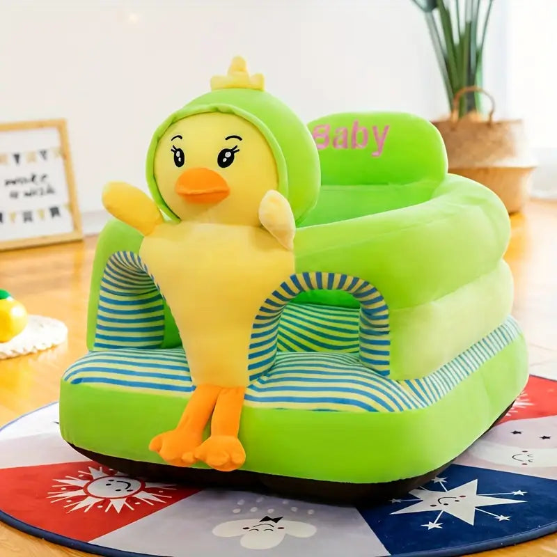 Fauteuil bébé en peluche – Siège d’apprentissage confortable pour décoration chambre bébé