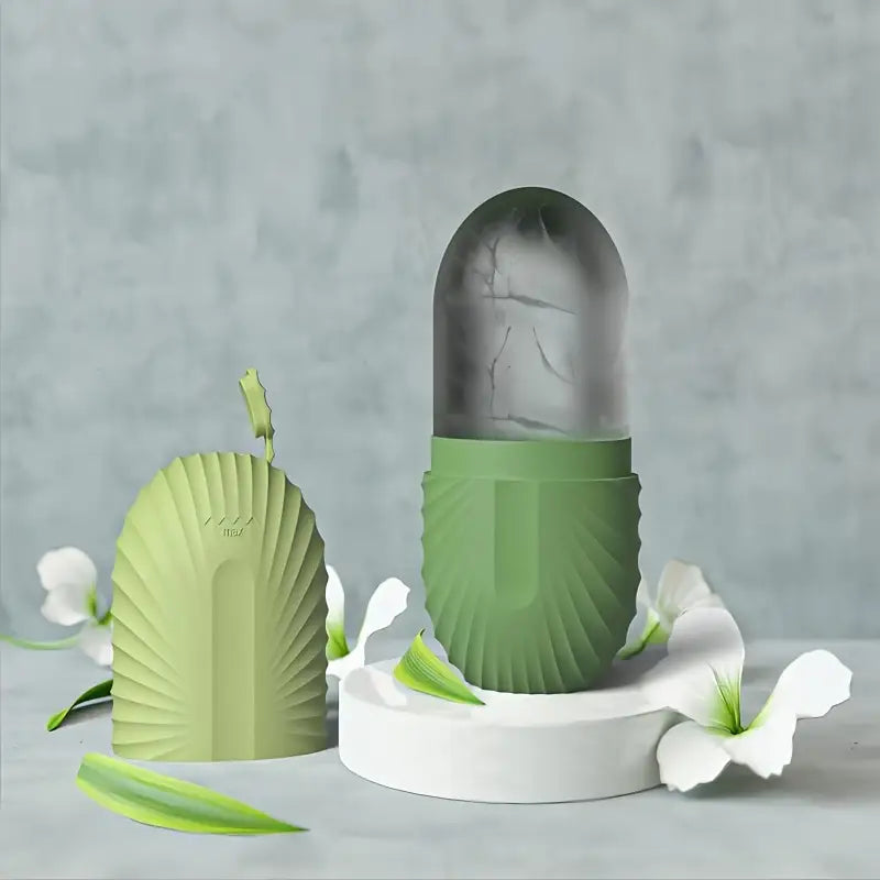 Glaçon Visage Réutilisable – Bâton de Glace Massage Anti-Poches & Teint Éclatant