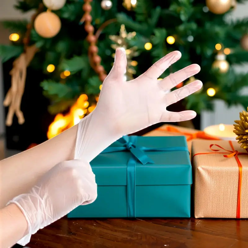 Gants Jetables en Polyéthylène Transparent – Hygiène Alimentaire et Protection des Mains