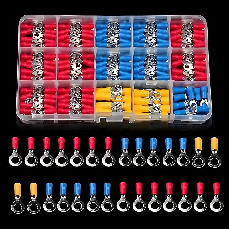 Kit Cosses à Œillet Isolées Multicolores – Connecteurs Électriques pour Électronique Industrielle