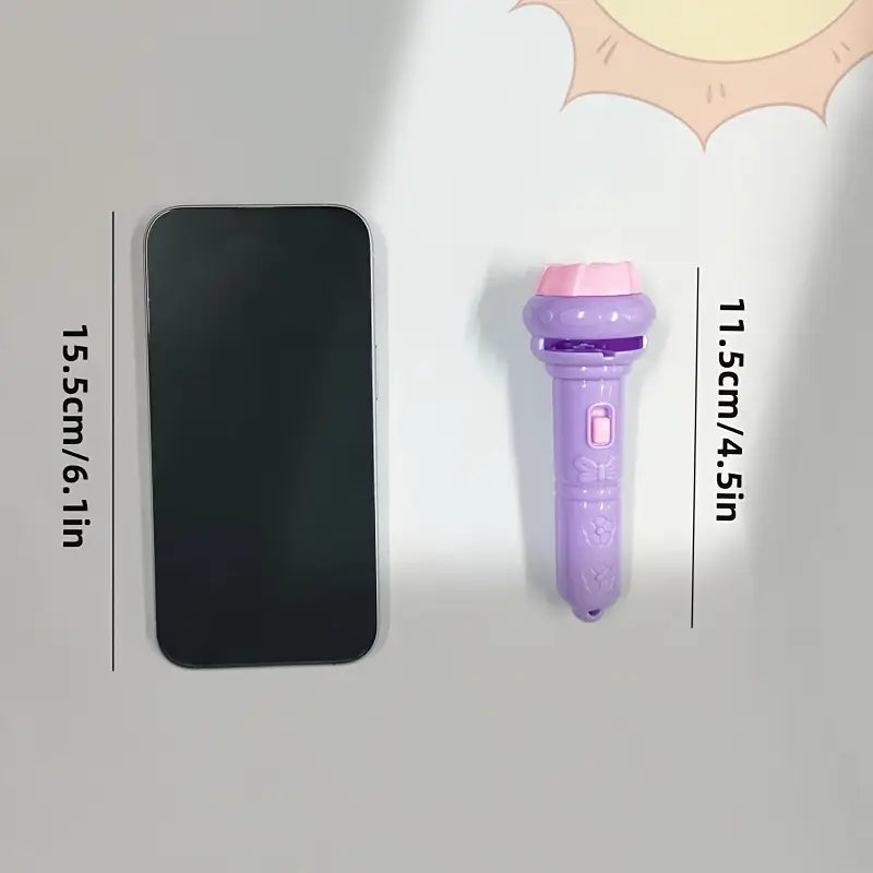Lampe Projecteur d’Histoires pour Enfants – Jouet Éducatif avec Images Colorées et Veilleuse Ludique