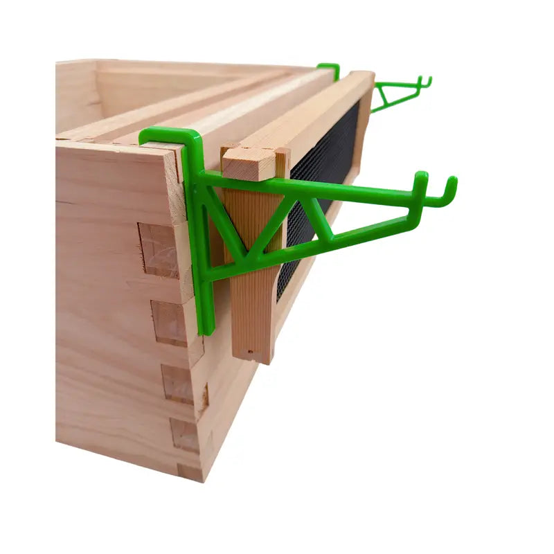 Support de Cadres pour Ruche – Crochet d’Espacement en Plastique Vert pour Cadres d’Apiculture