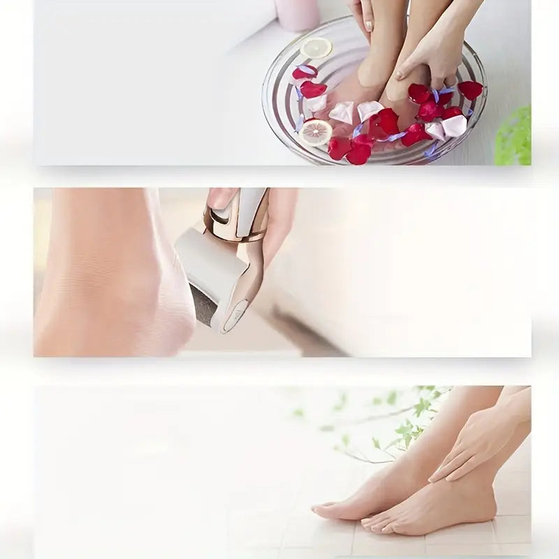 Kit Complet de Soin des Pieds Électrique – Râpe Pied Rechargeable et Accessoires Professionnels pour Éliminer Callosités et Peau Morte