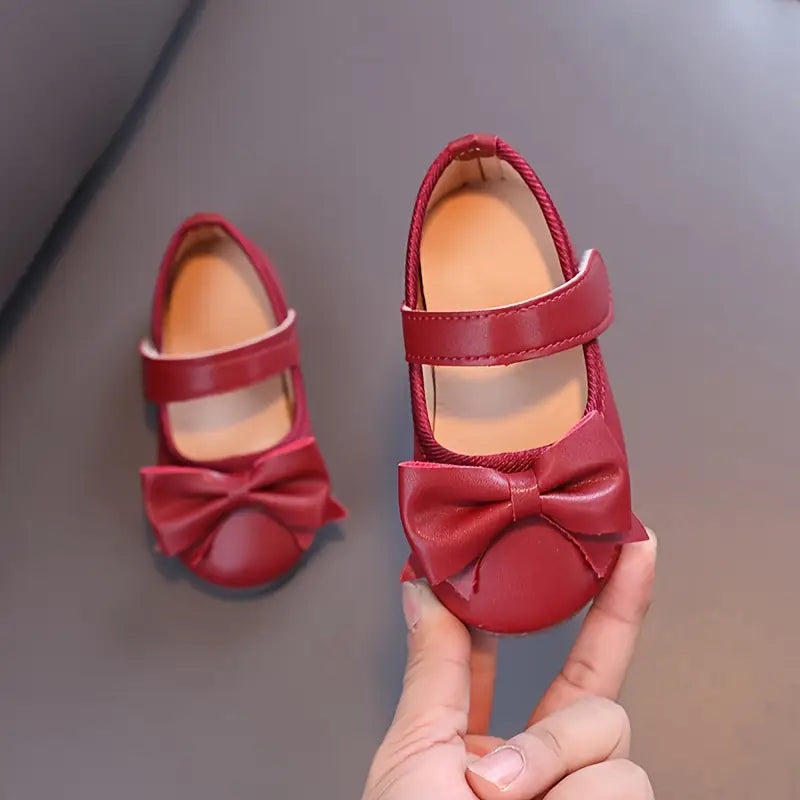 Ballerines fille élégantes avec nœud – Mocassins sans lacets confortables pour toutes occasions