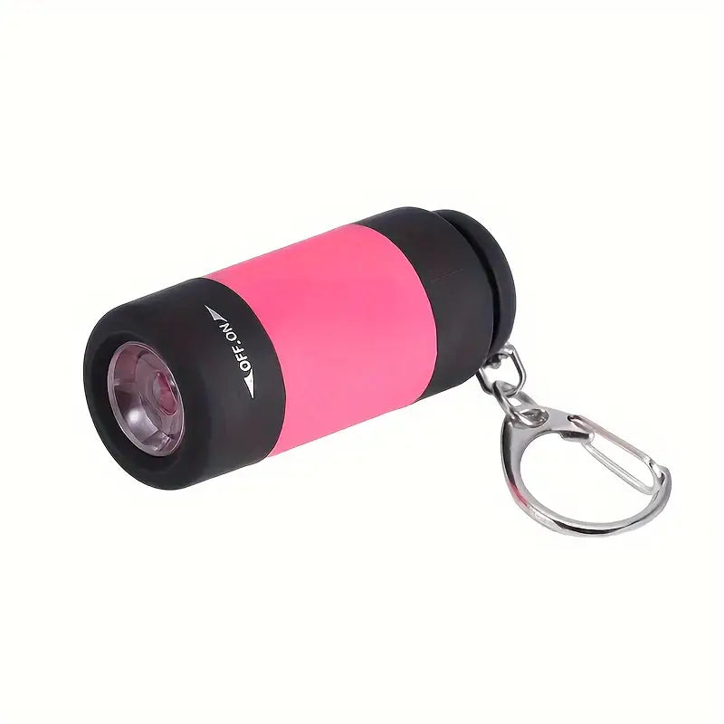 Mini Lampe Torche LED avec Mousqueton – Porte-Clés Lumineux Compact et Étanche pour Camping ou Urgences – Collection Lampes de Poche