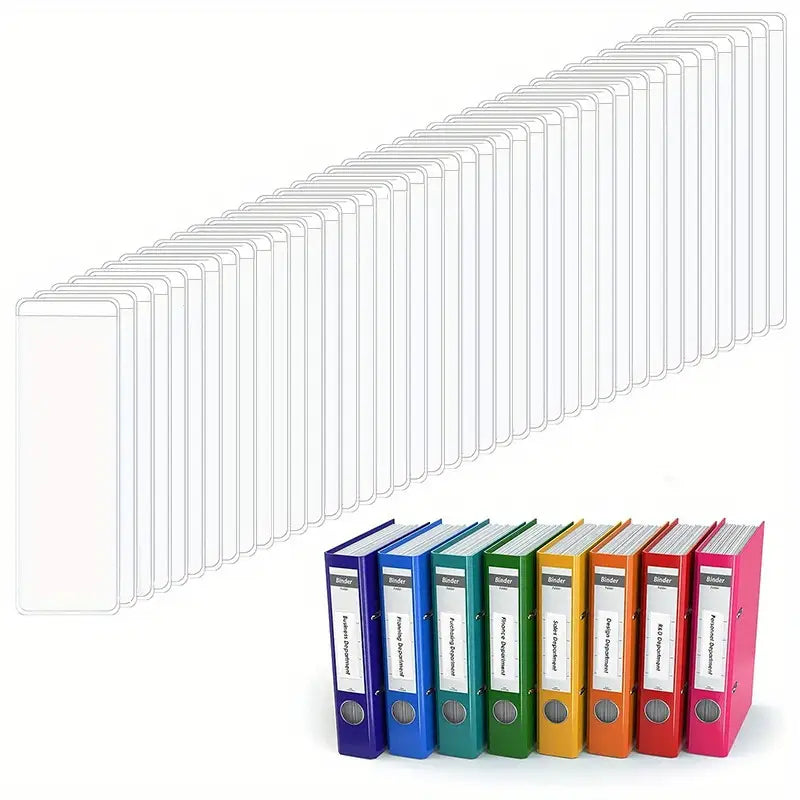 Lot de 60 étiquettes d’identification pour classeurs à levier – Intercalaires personnalisables pour dossiers A4, format universel