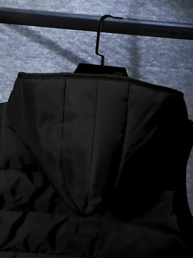 Ensemble Garçon 3 Pièces Chaud – Veste Matelassée, Sweat et Pantalon Sport Beige