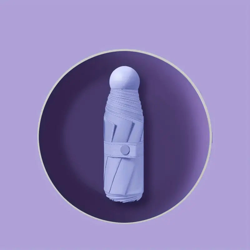 Parapluie pliable jaune avec étui  Compact, léger et 100 % imperméable