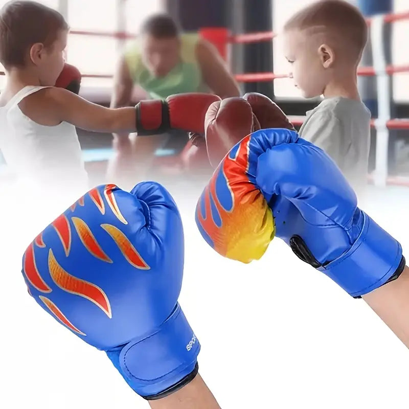 Gants de boxe entraînement enfant – Gants de frappe légers et résistants pour débutants et loisirs sportifs