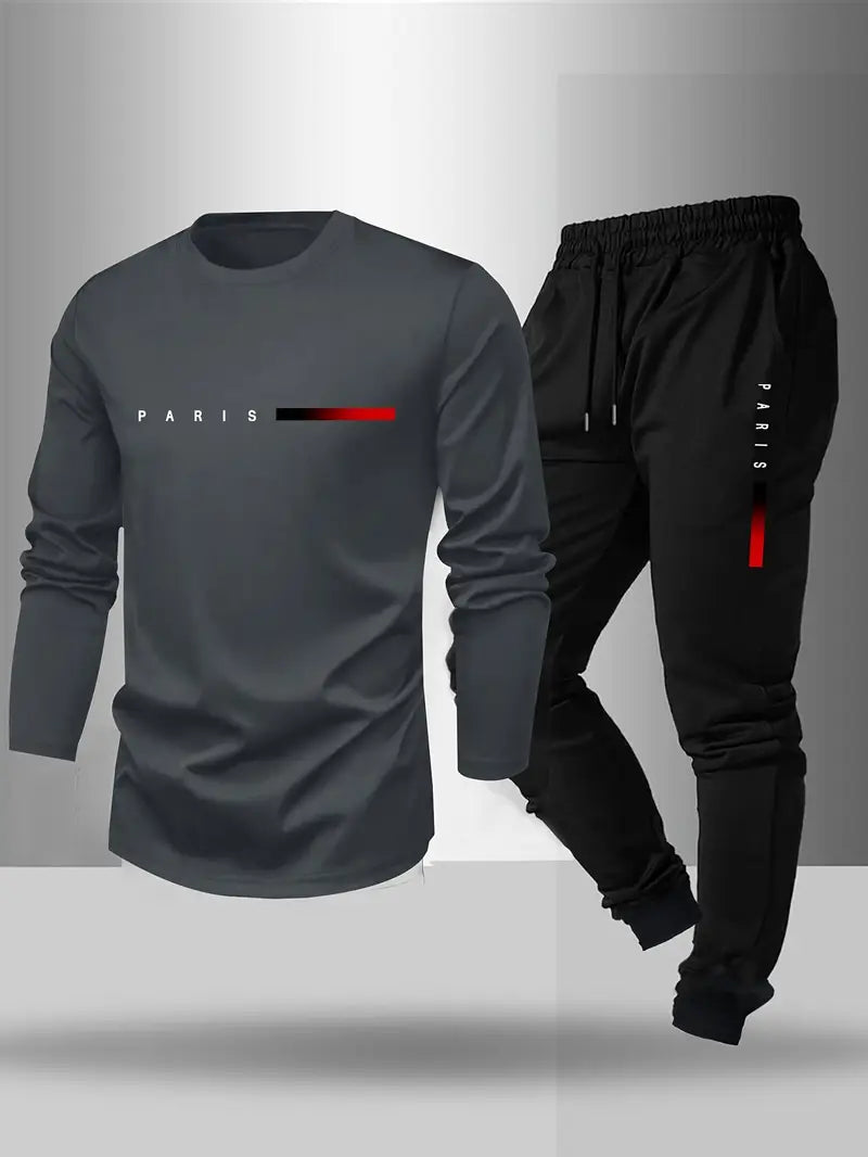 Ensemble de sport homme – Sweat à manches longues + Pantalon jogging – Confort & Style urbain