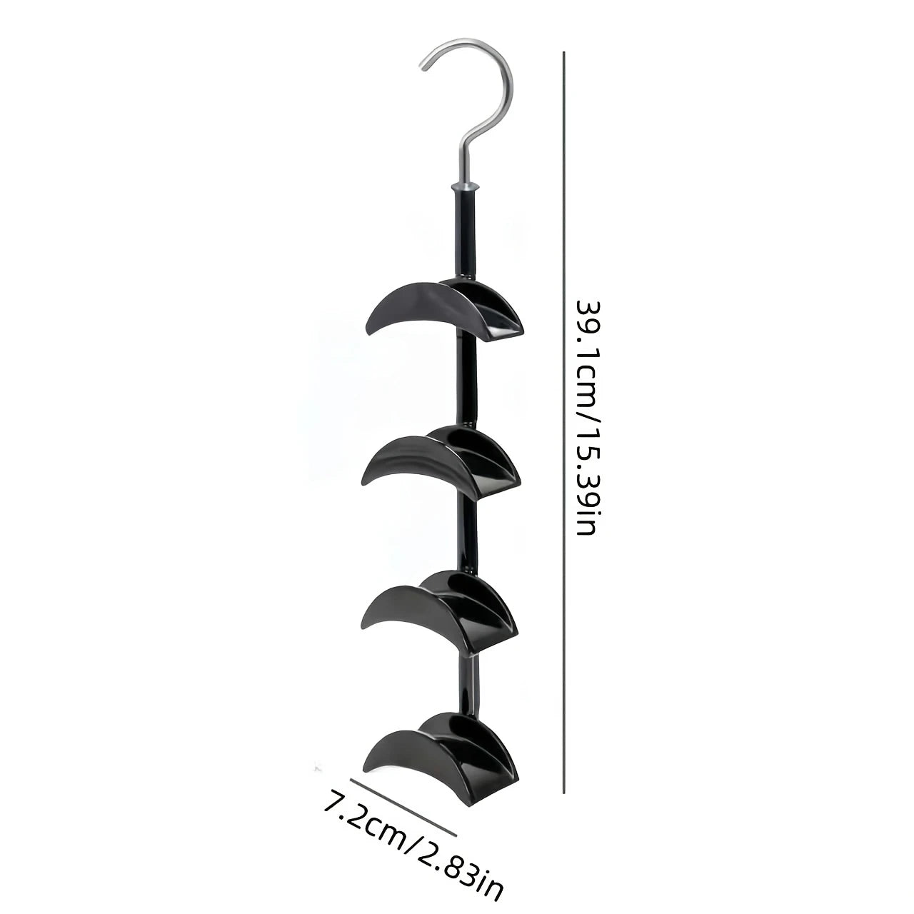 Cintre Vertical 5 Niveaux pour Sacs à Main – Rangement Compact et Antidérapant pour Penderie ou Dressing
