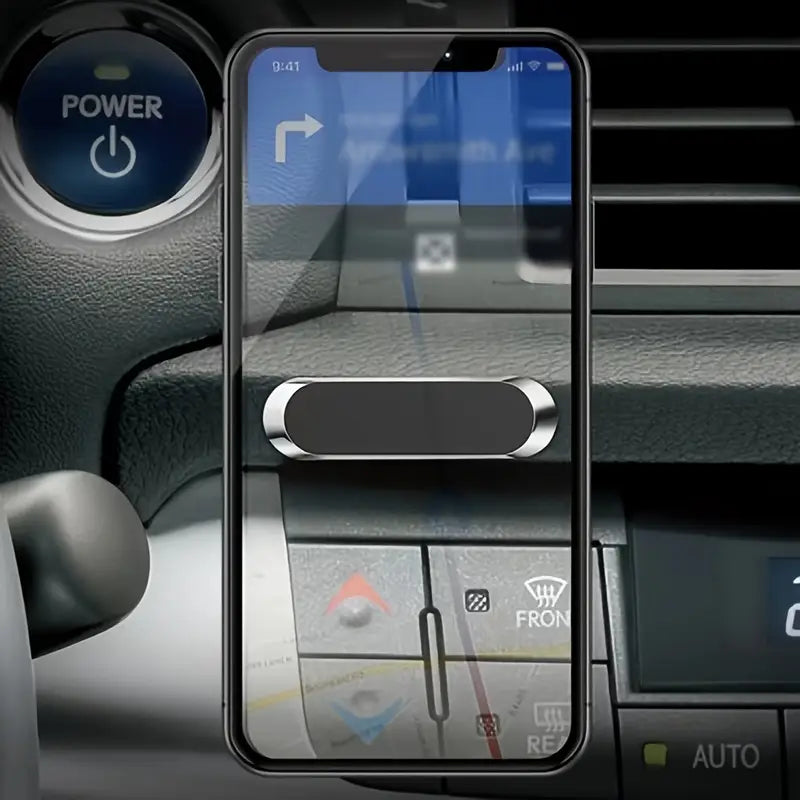 Support Téléphone Voiture Magnétique 360° – Fixation Tableau de Bord Discrète et Puissante