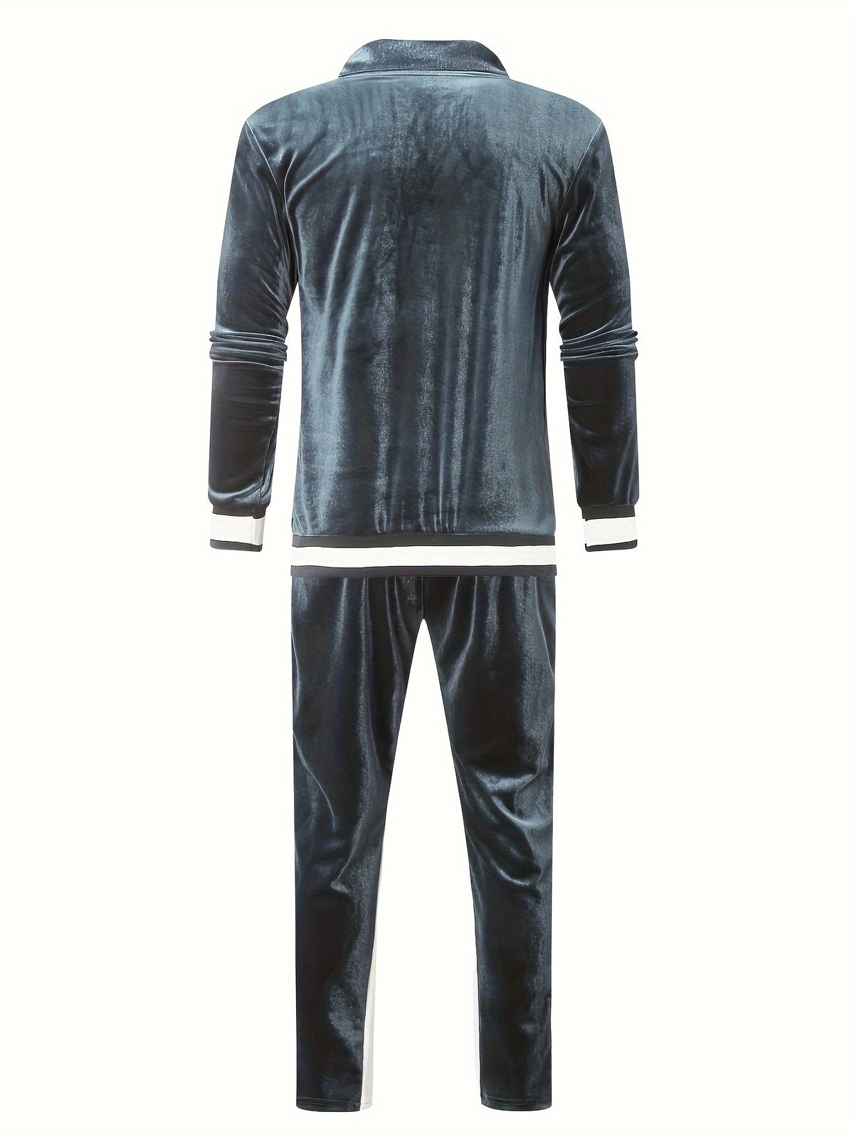 Ensemble de survêtement en velours pour homme