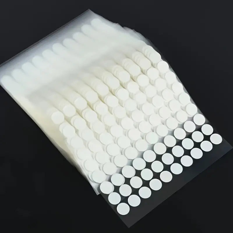 100 Pastilles Adhésives Rondes Double Face – Autocollants Puissants pour DIY, Bureau, Mur et Décoration