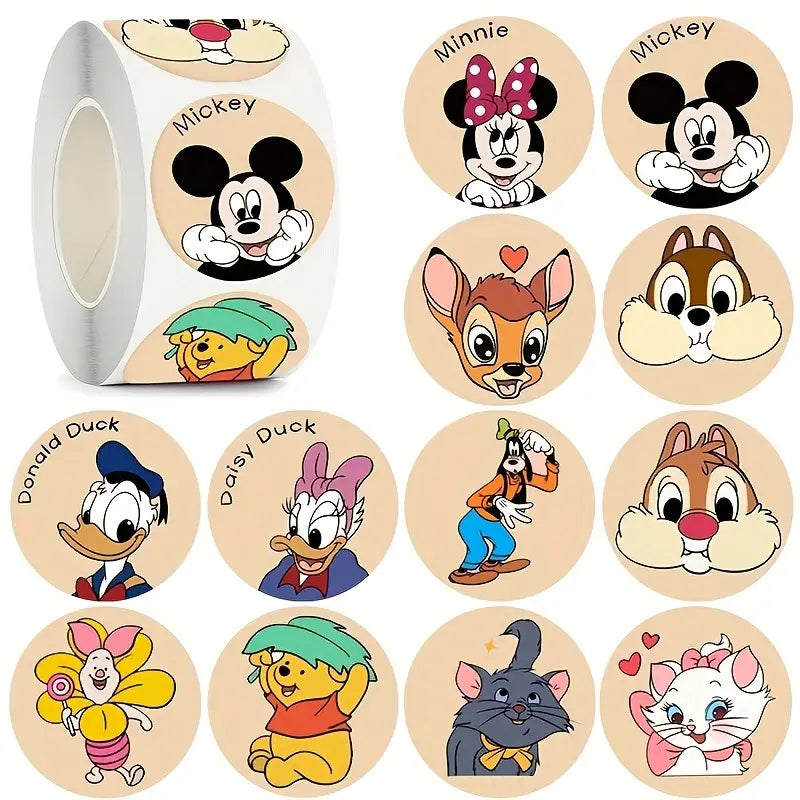 Autocollants Disney Classiques – Stickers Mickey, Minnie, Donald, Winnie & Amis pour Ordinateur Portable et Tablette