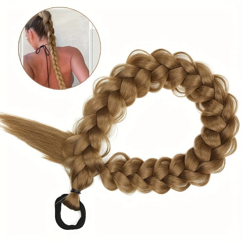 Tresse Postiche XL – Extension Cheveux à Clipser pour Look Glamour et Coiffure Express