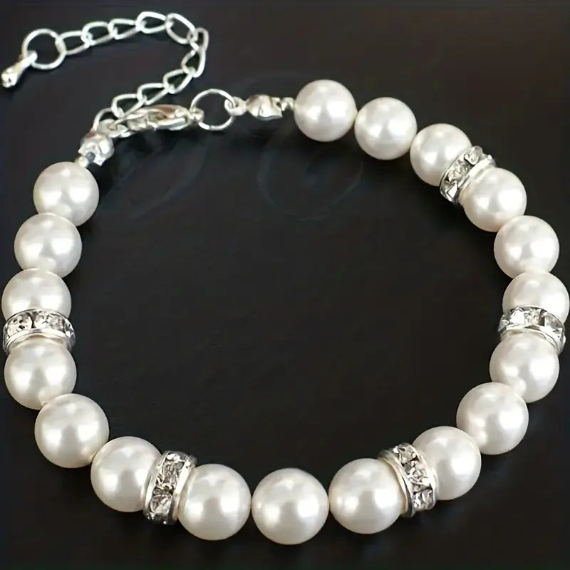 Intercalaires Strass Ronds Argentés – Perles Brillantes pour Création de Bijoux DIY | Perlage et Fabrication de Bijoux