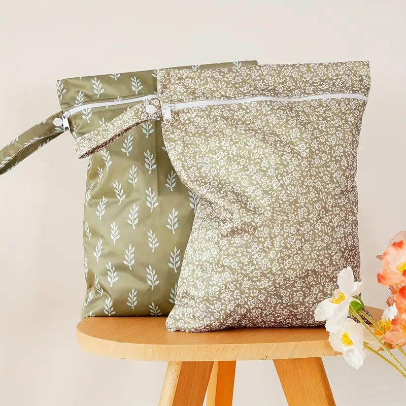 Sacs Imperméables Réutilisables pour Couches Lavables et Vêtements Humides, Fermeture Éclair Étanche