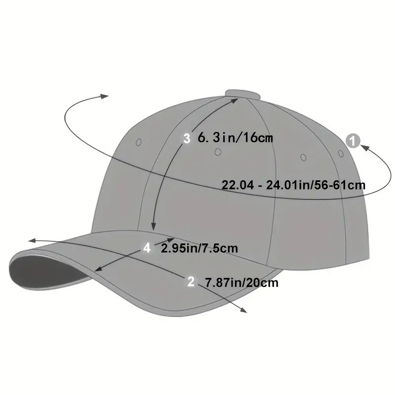Casquette homme noire sport respirante – Casquette de baseball légère ajustable
