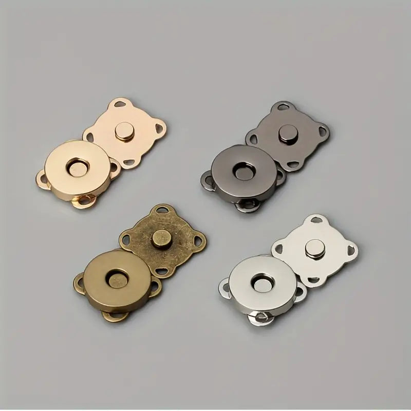 Boutons magnétiques métalliques femme – Fermoirs pratiques pour sacs, vestes et accessoires couture