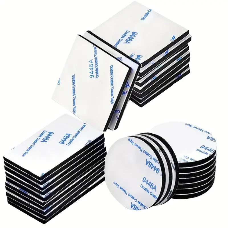 Pastilles adhésives double face 3M – Carrées et rondes, ultra-fortes pour fixation murale, bricolage et objets du quotidien
