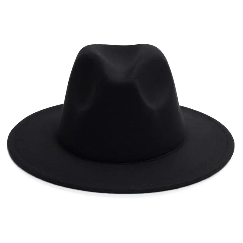 Chapeau homme bleu marine style fedora – Élégant chapeau à larges bords pour toutes occasions