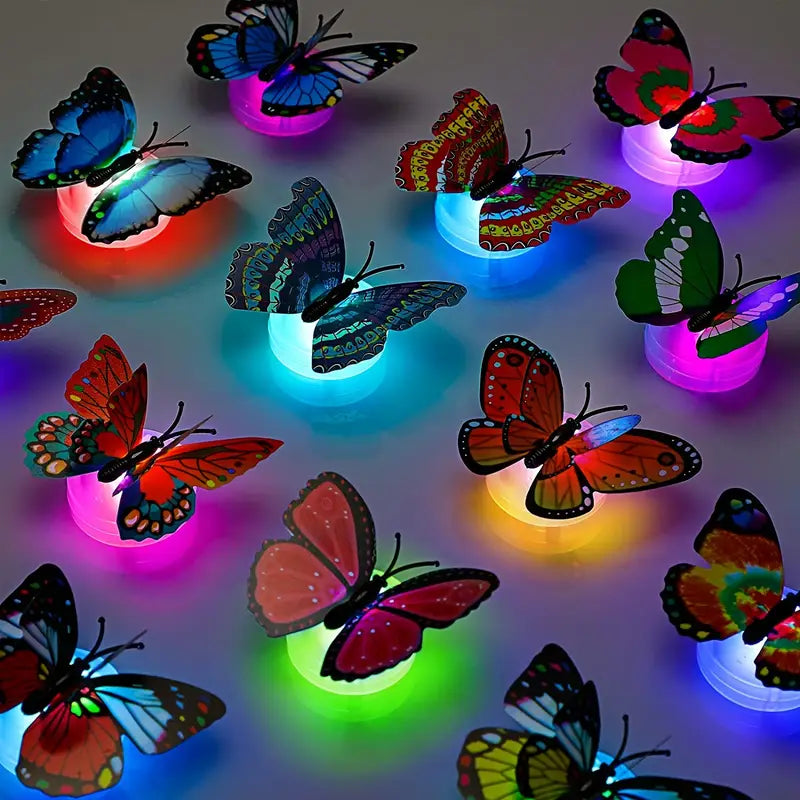 Lumières LED Papillon Multicolores – Éclairage Décoratif Ambiance Magique pour Maison et Fêtes