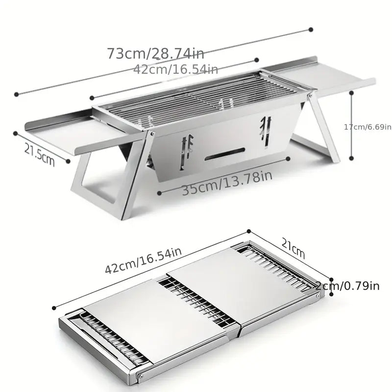 Grilles de barbecue multifonctions – Idéales pour grillades, rôtis et cuisine d’extérieur savoureuse