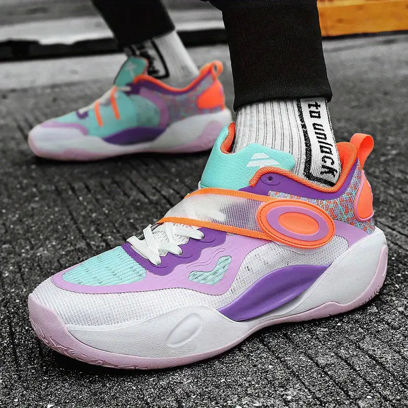 Baskets garçon – Chaussures de sport noires et grises respirantes avec semelle antidérapante tendance