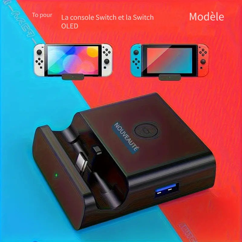 Station de Chargement USB-C – Dock Support Smartphone Universel Compact | Hubs et Adaptateurs