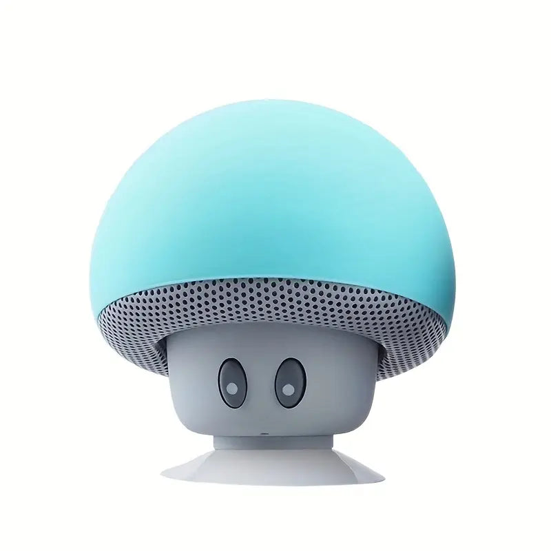Mini Enceinte Bluetooth USB Champignon – Haut-Parleur Portable avec Ventouse et Micro Intégré