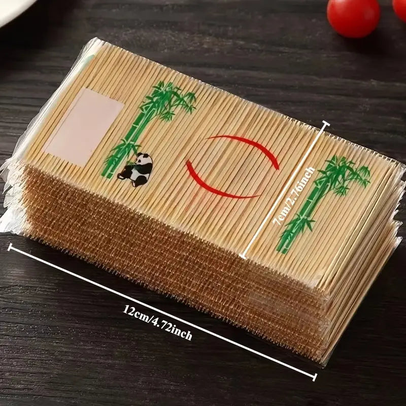 Cure-dents en Bambou Naturel – Accessoire Écologique pour l’Hygiène Dentaire Quotidienne