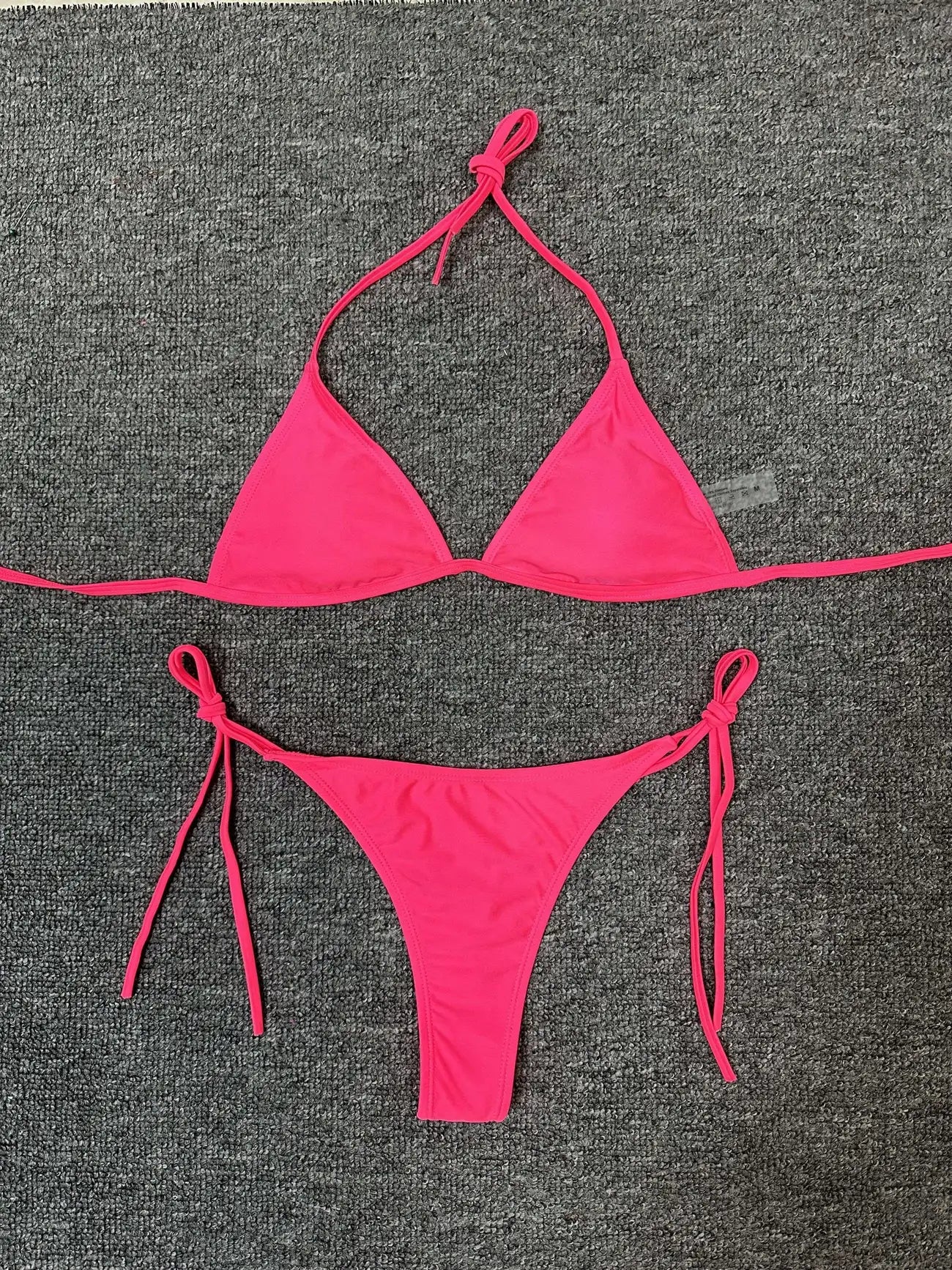 Bas de Bikini Ficelle Femme – Ultra Échancré, Taille Haute Sexy, Noué sur les Côtés