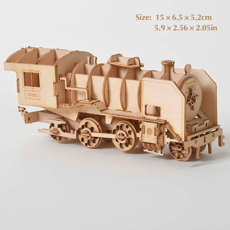 Maquettes 3D en Bois à Assembler – Kit de Construction Modélisme (Bateau, Avion, Train, Voiture, Animaux…)