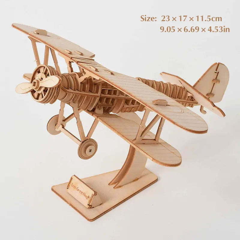 Maquettes 3D en Bois à Assembler – Kit de Construction Modélisme (Bateau, Avion, Train, Voiture, Animaux…)