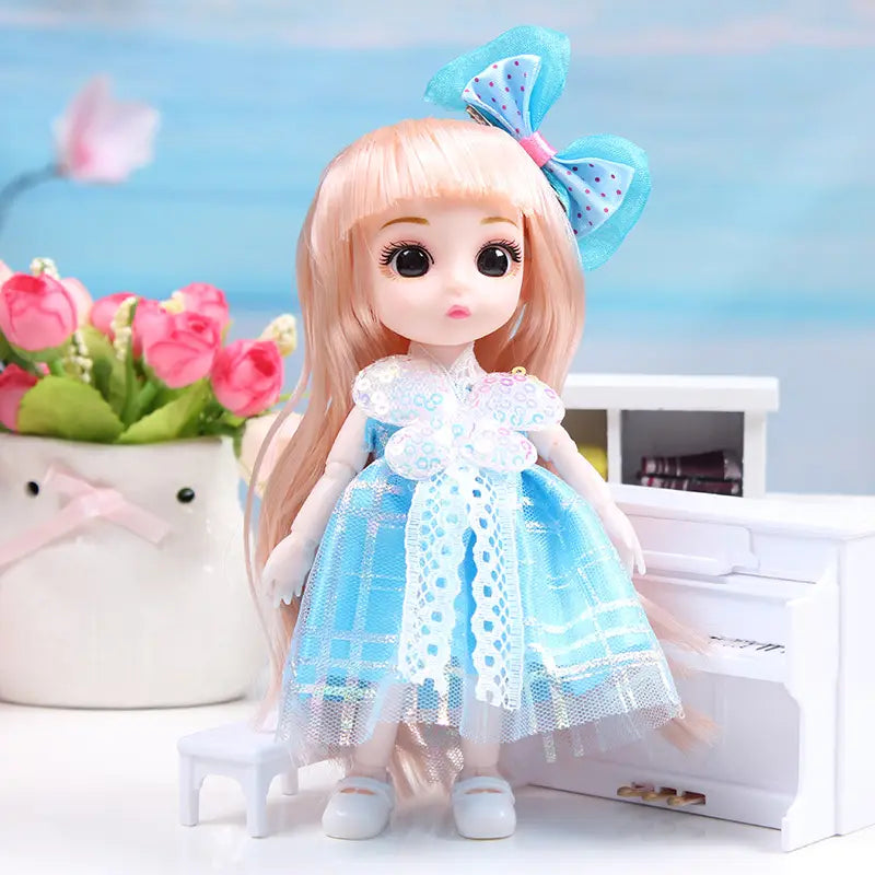 Poupées Mannequin en Robe de Princesse – 3 Bébés Filles avec Accessoires et Tenues Colorées
