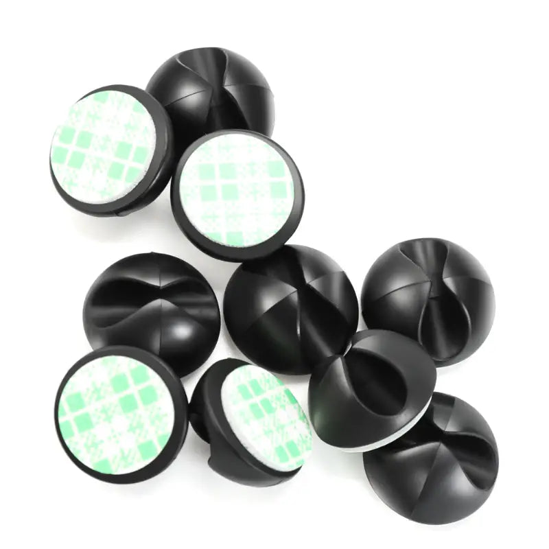 Clips de gestion câbles voiture – Accessoire intérieur autocollant pour organiser fils et chargeurs