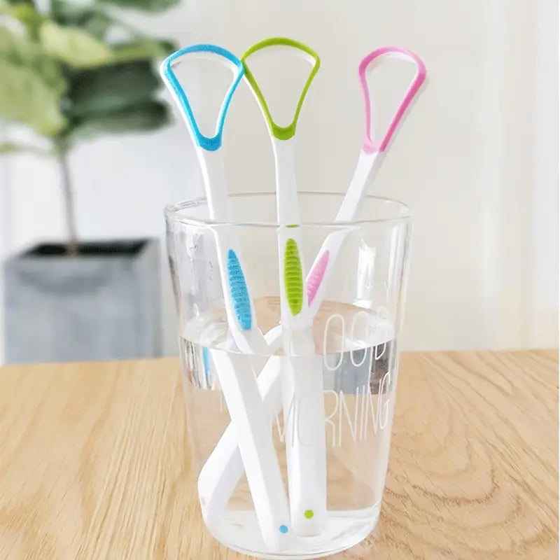 Grattoir Langue Hygiénique – Élimination de la Mauvaise Haleine & Nettoyage de la Langue en Profondeur