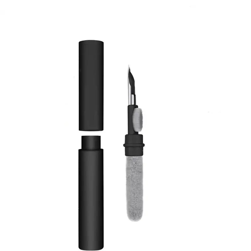 Stylo de Nettoyage 3-en-1 pour Écouteurs et Boîtiers – Brosse, Pointe et Chiffon pour AirPods et Casques Sans Fil