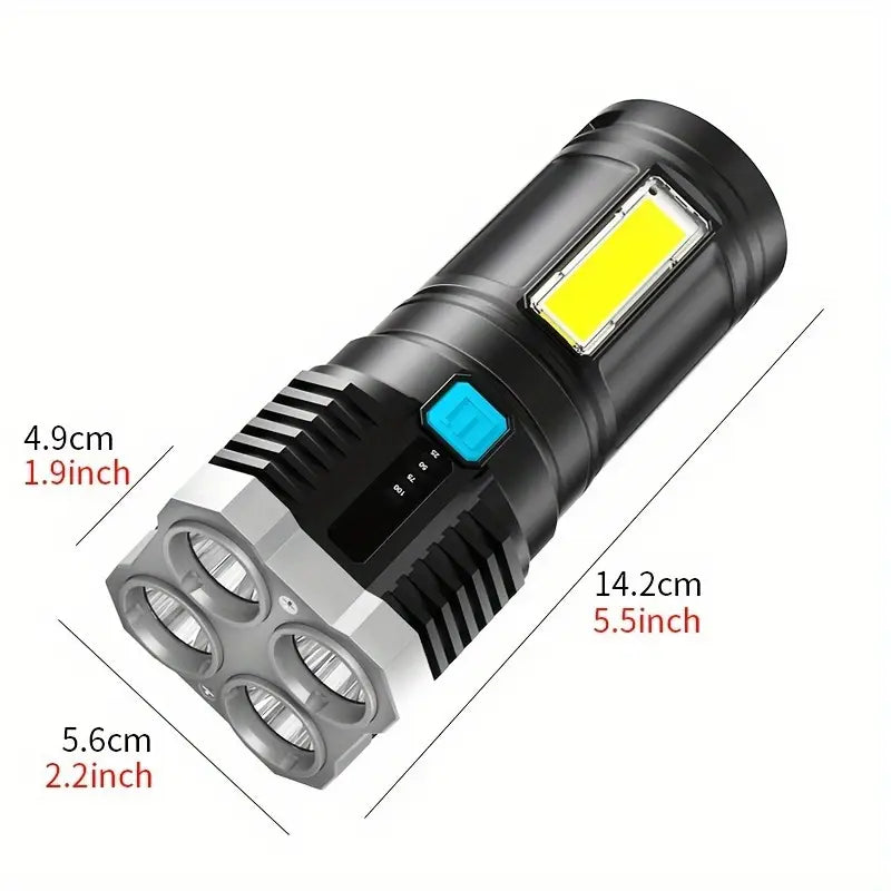 Lampe Torche LED Haute Puissance pour Extérieur – Éclairage Longue Portée pour Camping, Randonnée et Urgences – Collection Lampes de Poche