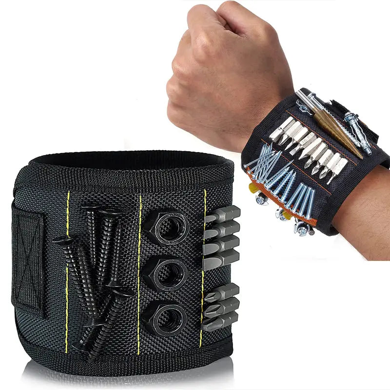Bracelet Magnétique Porte-Vis et Boulons – Attache Pratique pour Bricolage et Réparations