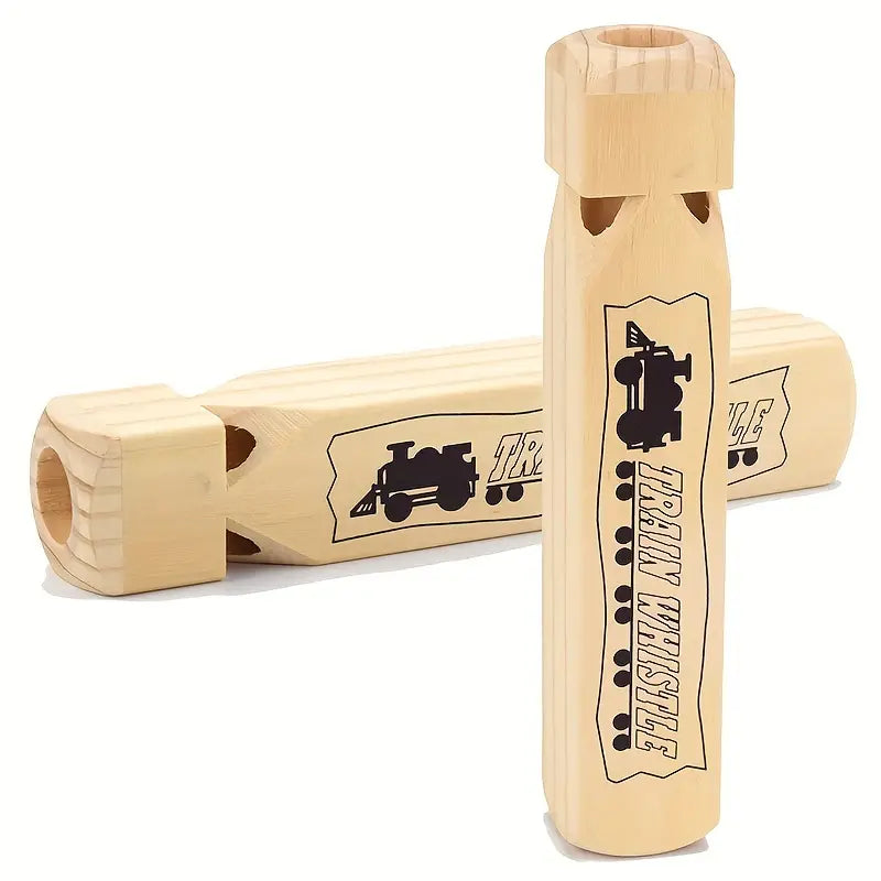 Sifflet Train en Bois pour Enfants – Jouet Musical Original et Éducatif