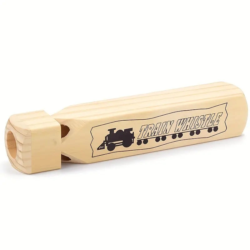 Sifflet Train en Bois pour Enfants – Jouet Musical Original et Éducatif