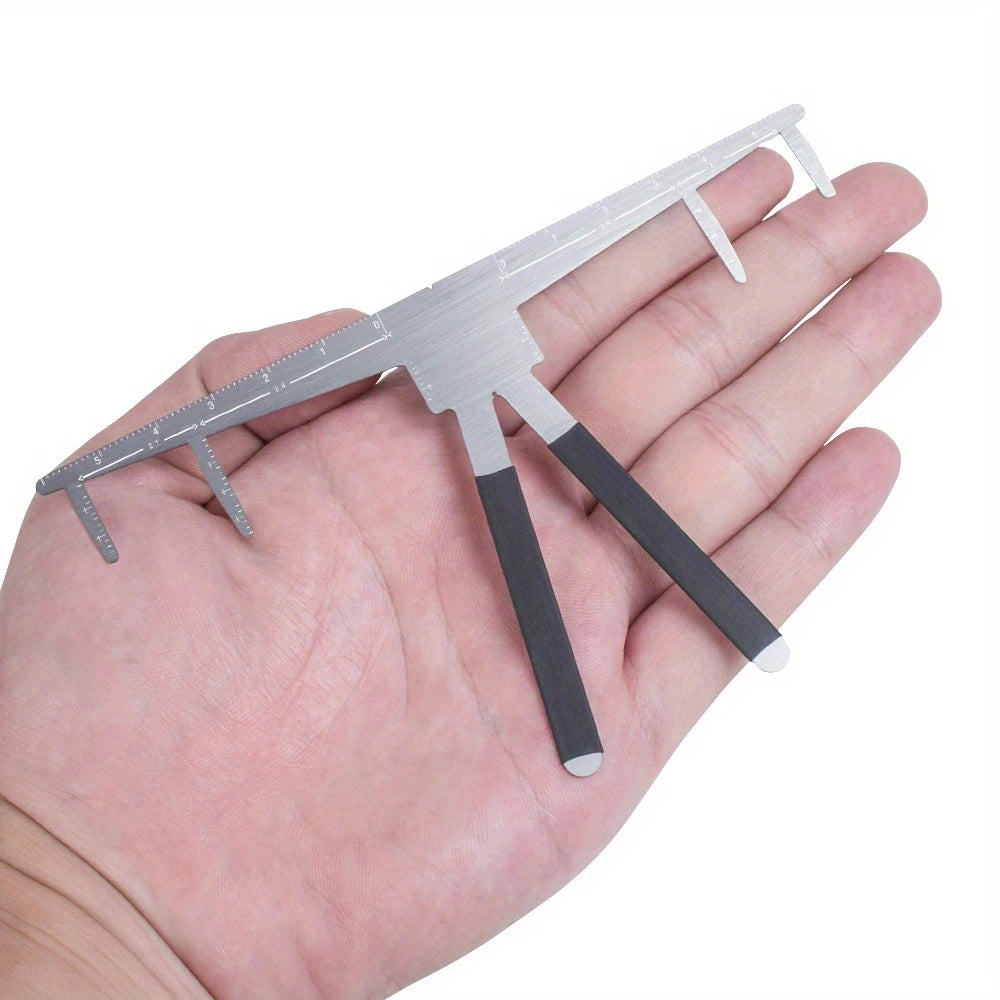 Compas de Précision pour Sourcils – Outil de Mesure Symétrique pour Microblading et Maquillage Permanent