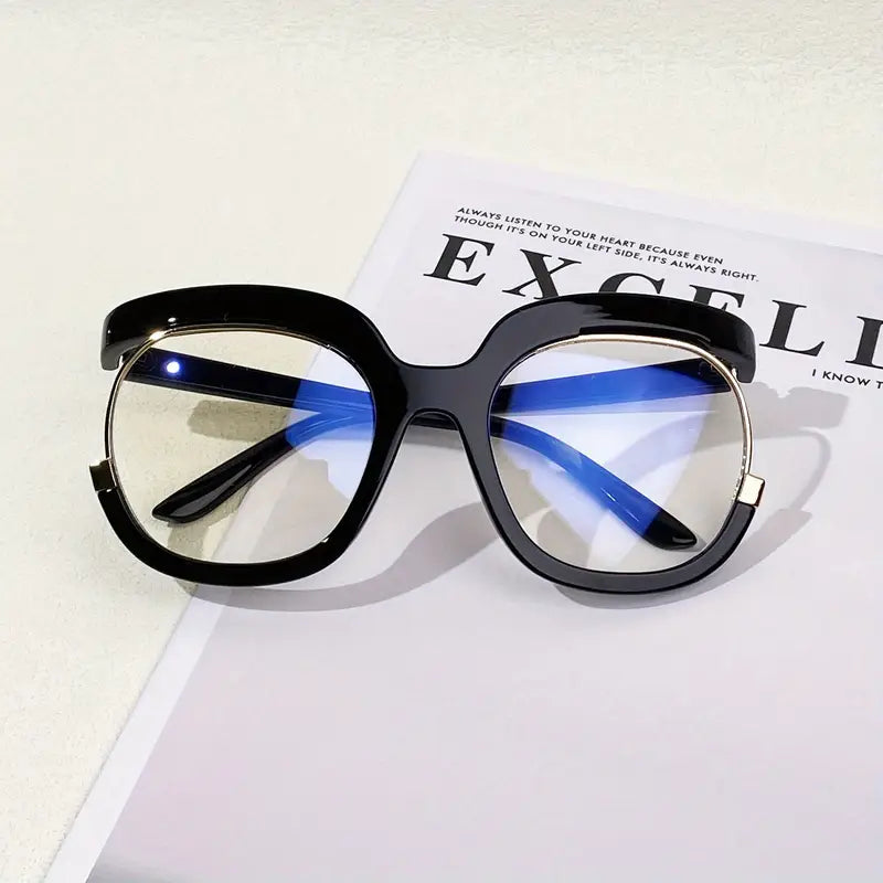 Lunettes de vue femme oversize – Monture blanche rétro chic et tendance