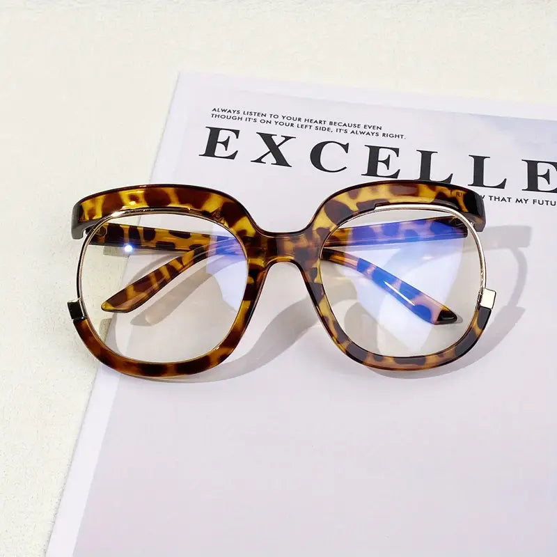 Lunettes de vue femme oversize – Monture blanche rétro chic et tendance